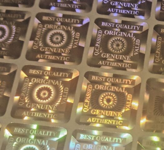 Hologram Self-adhesive Labels Tamper-proof Sticker "Original"