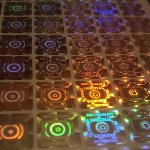 Hologram Self-adhesive Labels Tamper-proof Sticker "Original"