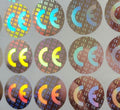 CE Logo Label CE Marking Hologram Labels Sticker