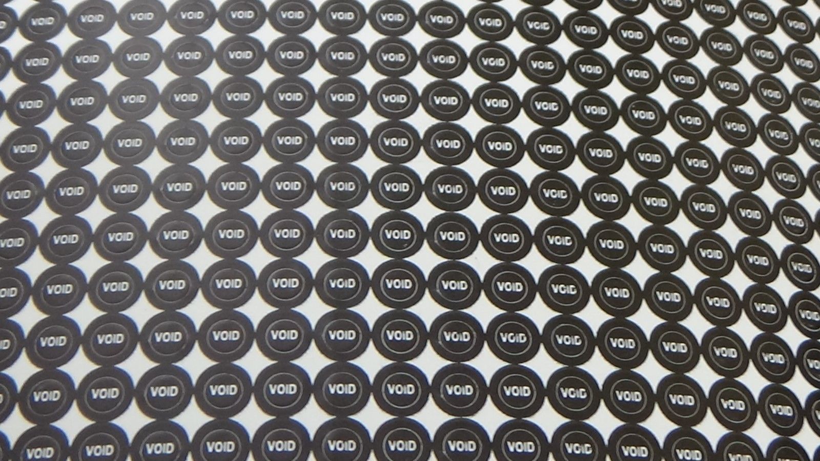 Round VOID Warranty Tamper Proof Stickers Screw Hole Security Seal 3 mm diameter