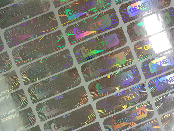 Custom Hologram Label (any shape) With Personalized Logo or text