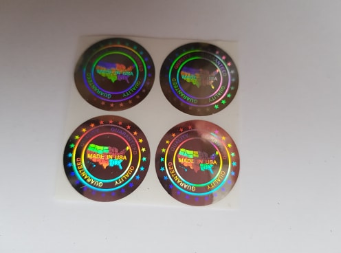 Hologram Labels Sticker Warranty Void If Removed Tamper Proof "Made in USA"