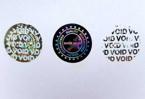 Made In EU Hologram stickers 19 mm