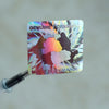 Made in Romania hologram Silver 20x20mm in Square