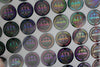 2000 pcs Libra Hologram Genuine Guaranteed Stickers in Silver Security labels 20mm