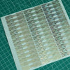 Custom Stickers On Hologram Secure Original Genuine Valid Authentic Holographic Lable 10x50mm Bone Shape VOID Label