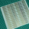 Custom Stickers Hologram Secure Original Genuine Valid Authentic Holographic Labels 10 x 50 mm Bone Shape VOID Label