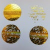 Hologram Labels Warranty Void If Removed with Personalized Imprint Tamper Proof Stickers Authentic