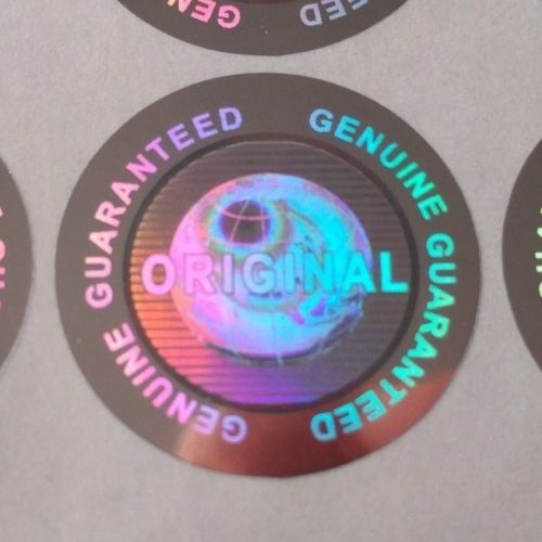 Hologram Label Sticker Warranty Void If Removed Tamper Proof Stickers Original