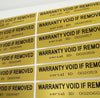 Hologram Stickers Labels Dogbone Warranty Void Labels Tamper Proof 50 mm x 10mm